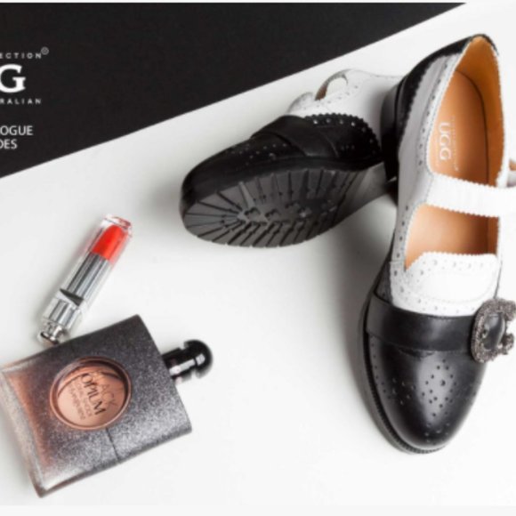 BNWT UGG Leather OZWEAR MILA BROGUE MONK shoes - Picture 5 of 9